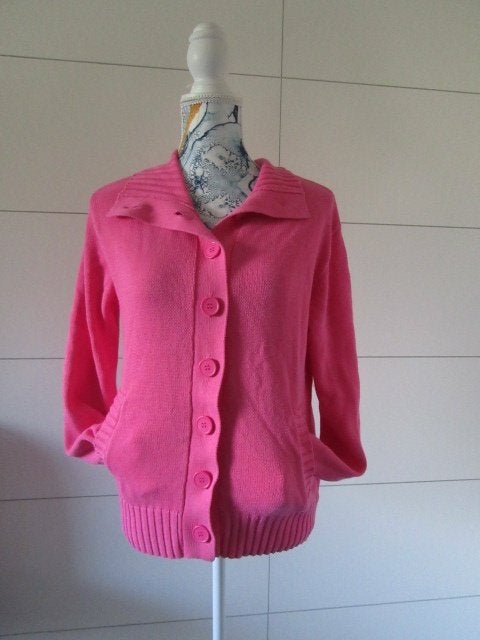 Roos jasje / vestje met knopen - Kishida - roze - Medium, Kleding | Dames, Maat 38/40 (M), Ophalen of Verzenden, Jasje, Roze