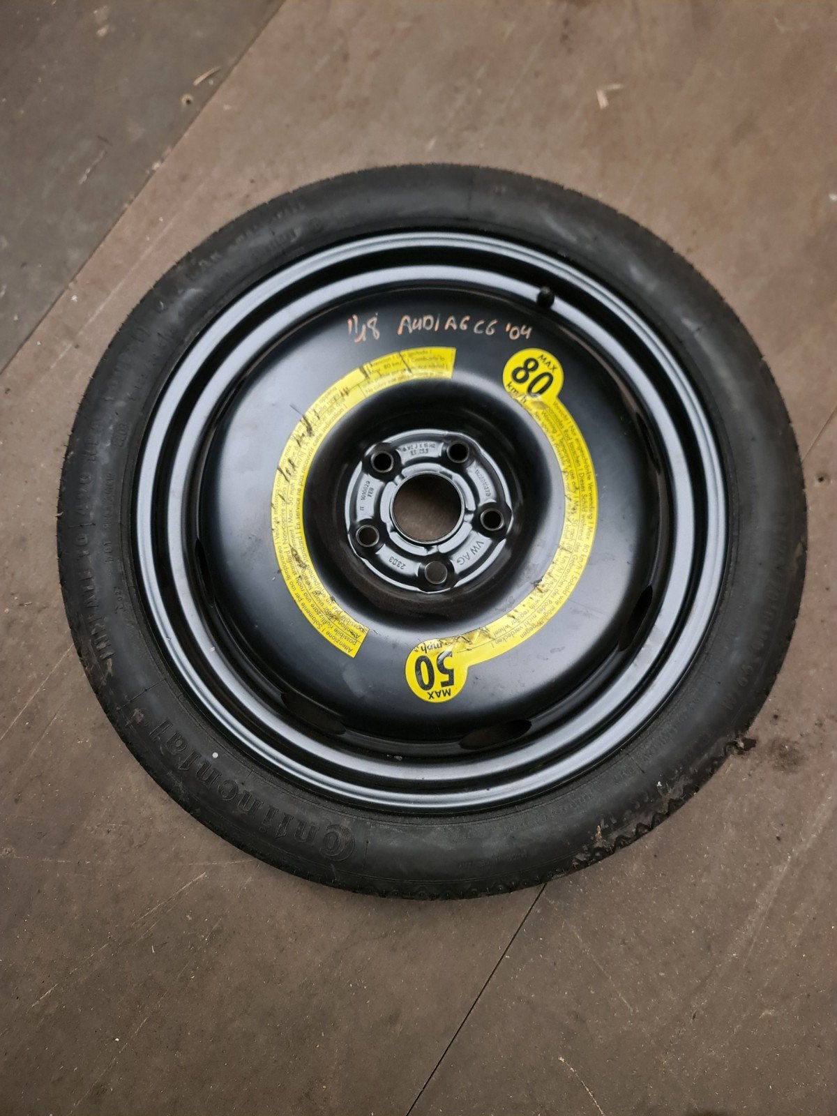 Roue de secours Thuiskomer 18 pouces pour Volkswagen Audi Se, Enlèvement ou Envoi, ., Utilisé, Seat
