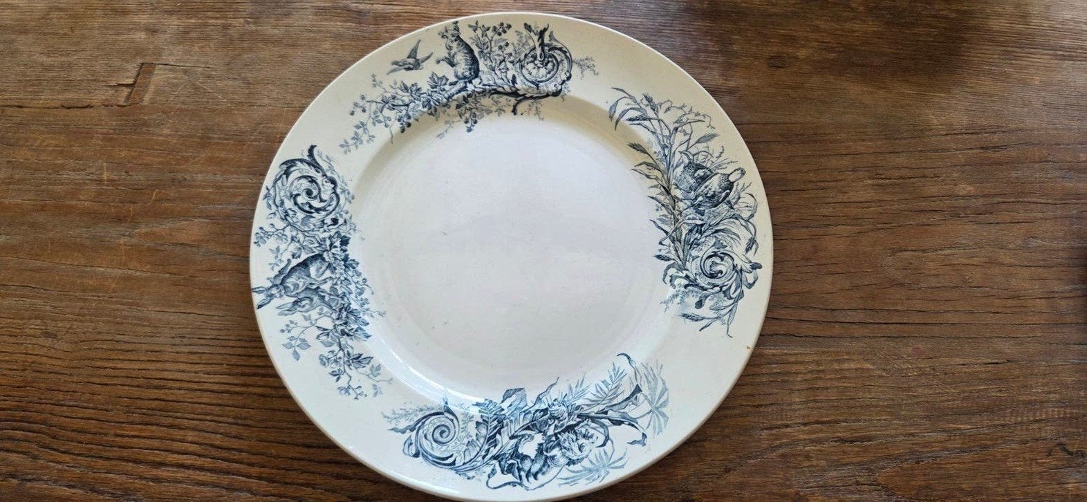 K&G Luneville/Chasse/plat de service rond et en parfait état, Enlèvement ou Envoi