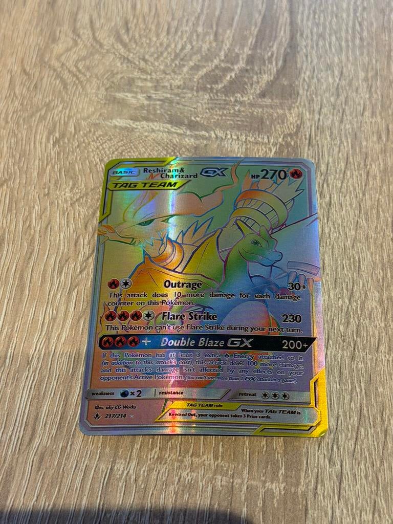 Reshiram & Charizard GX, Ophalen, Zo goed als nieuw