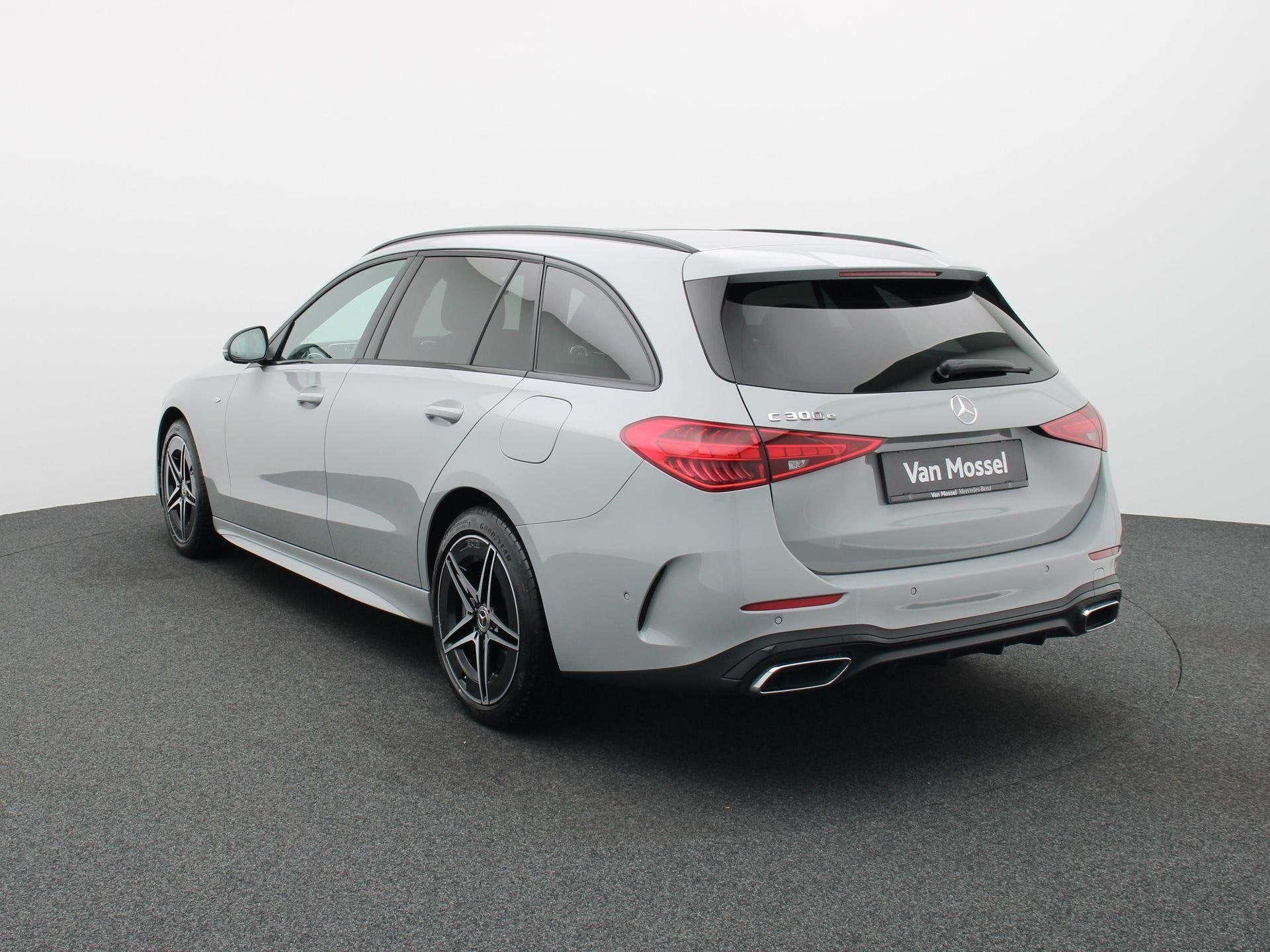 Mercedes-Benz C 300 e AMG Line Estate + LEDER TWO TONE + PAN, Auto's, Automaat, Dealer onderhouden, 4 cilinders, 5 deurs