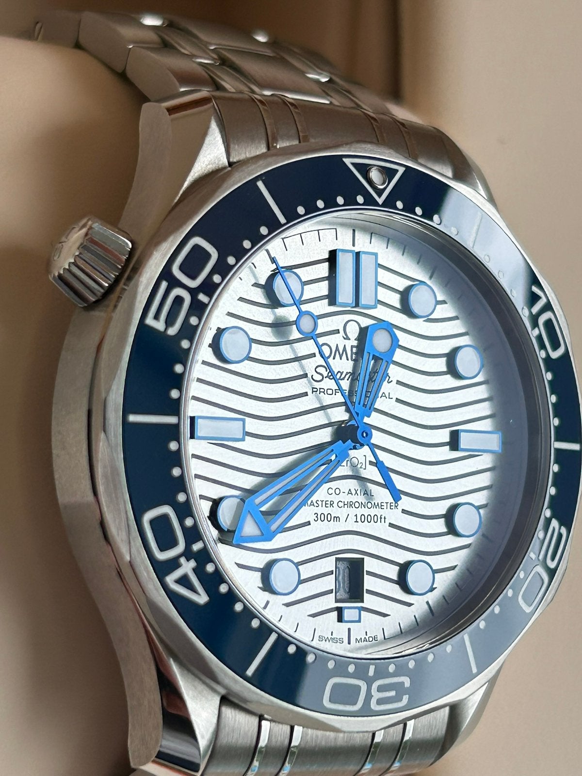 Omega Seamaster 300 Master full set, Staal, Staal, Polshorloge, Ophalen of Verzenden