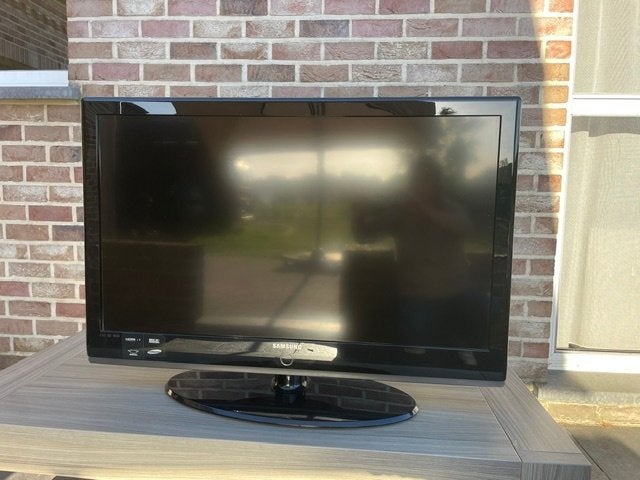 TV op voet (draaibaar) diam 100cm Samsung, Audio, Tv en Foto, Ophalen, Gebruikt, 80 tot 100 cm, Samsung