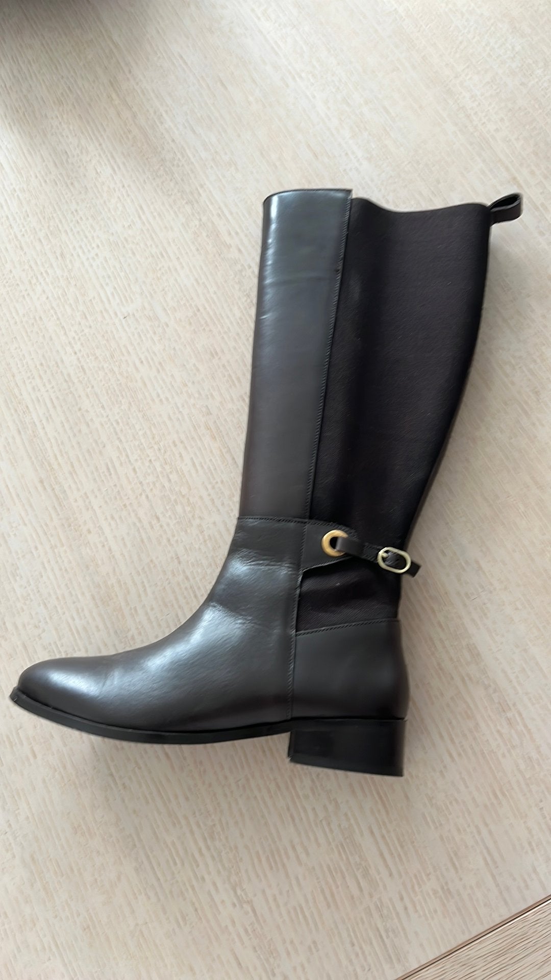 Laars leder bruin maat 38, Kleding | Dames, Ophalen, Hoge laarzen, Bruin, Nieuw