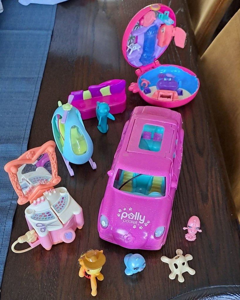 polly pocket petit lot, Enlèvement, Utilisé