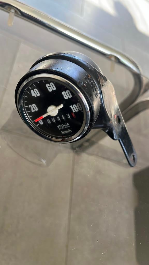 Compteur kilométrique Veglia, Motos, Enlèvement ou Envoi, Utilisé