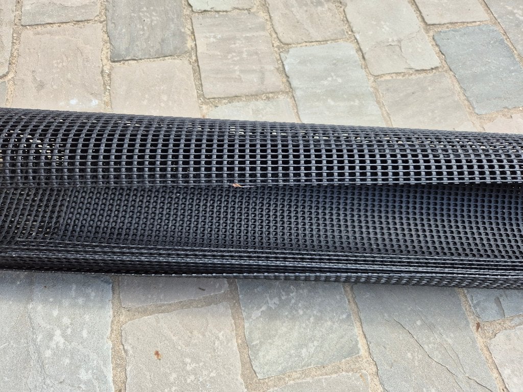 Bladvanger polynet zwart, Ophalen, Nieuw, PVC, Dakgoot