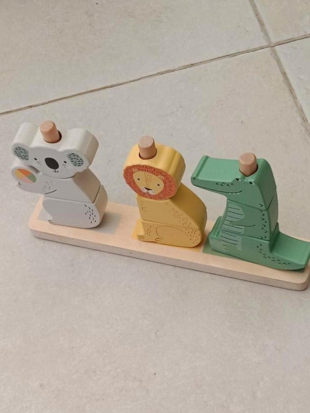 Fisher price houten stapelspel voor kleuters, Ophalen of Verzenden