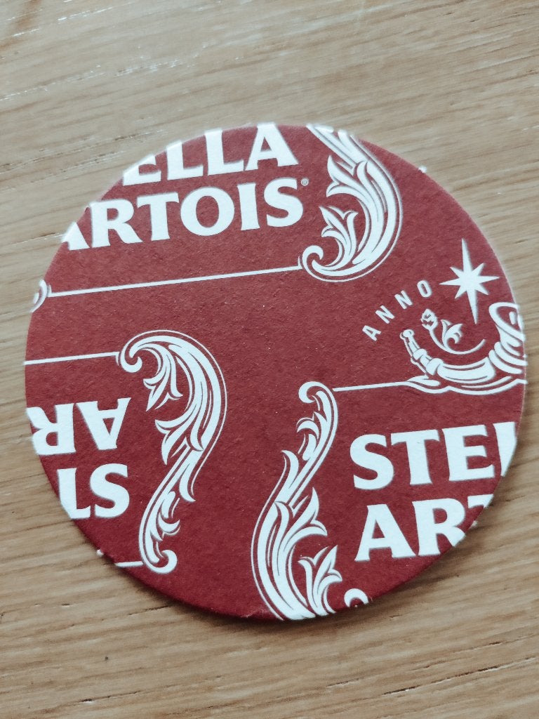 Bierviltje Stella-Artois R/V, Verzamelen, Biermerken, Ophalen of Verzenden, Nieuw, Viltje(s), Stella Artois