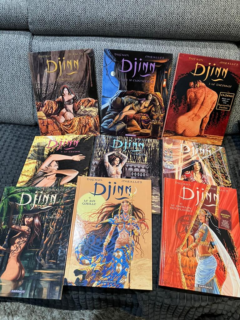 BD 9 albums de DJINN, il y a 1 à 10 mois, numéro 7, Livres, Enlèvement ou Envoi, Comme neuf