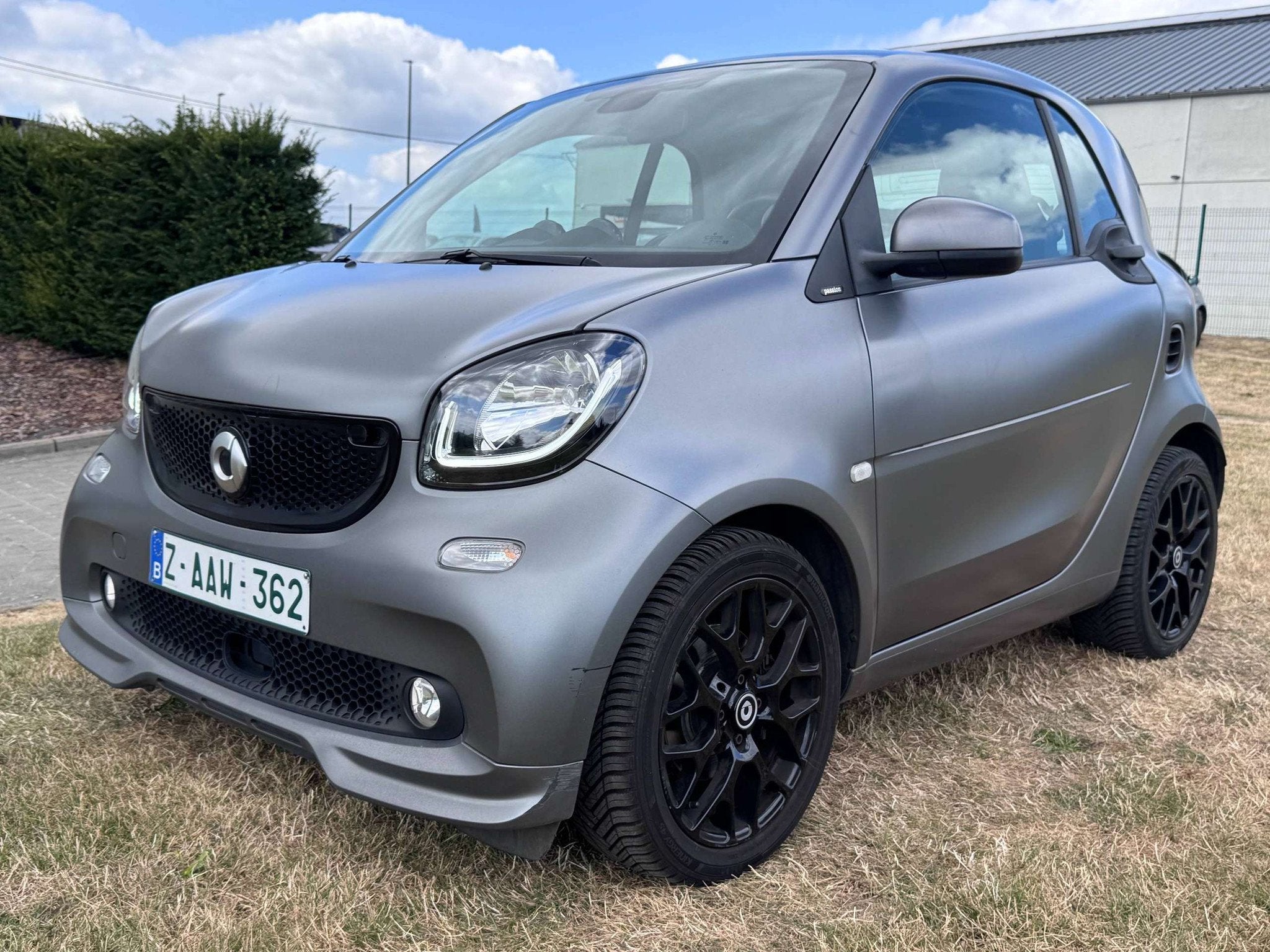 Smart Fortwo Coupé 0.9 Turbo DCT EU6 PANO GPS AUTO TVA RECU, Argent ou Gris, Achat, Euro 6, Entreprise