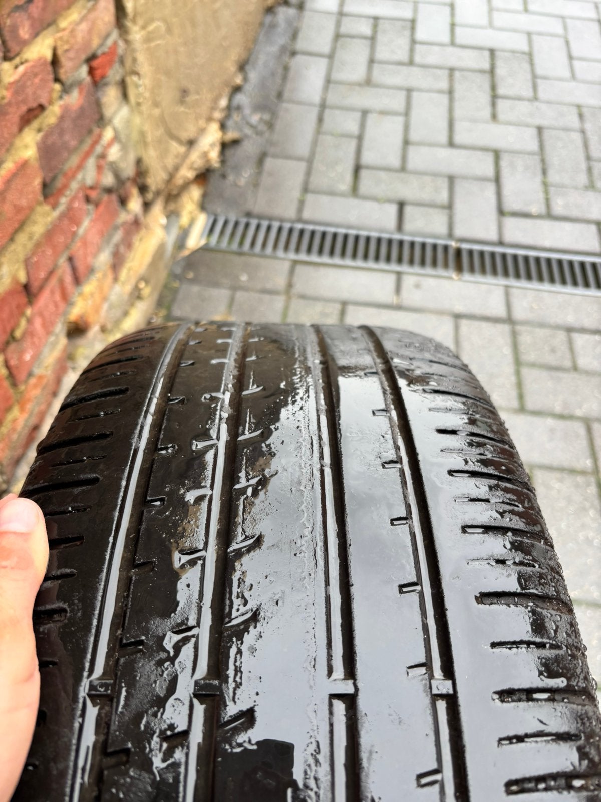 Originele VW Golf 8 GTI 19” Adelaide velgen + banden, Auto-onderdelen, Ophalen, 19 inch, Band(en)