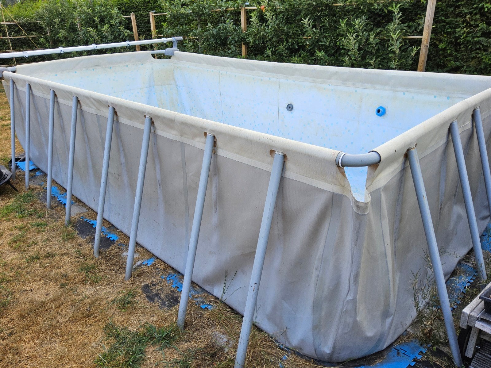 opbouwzwembad, Jardin & Terrasse, Piscines, Enlèvement, Utilisé, 80 à 120 cm, Rectangulaire