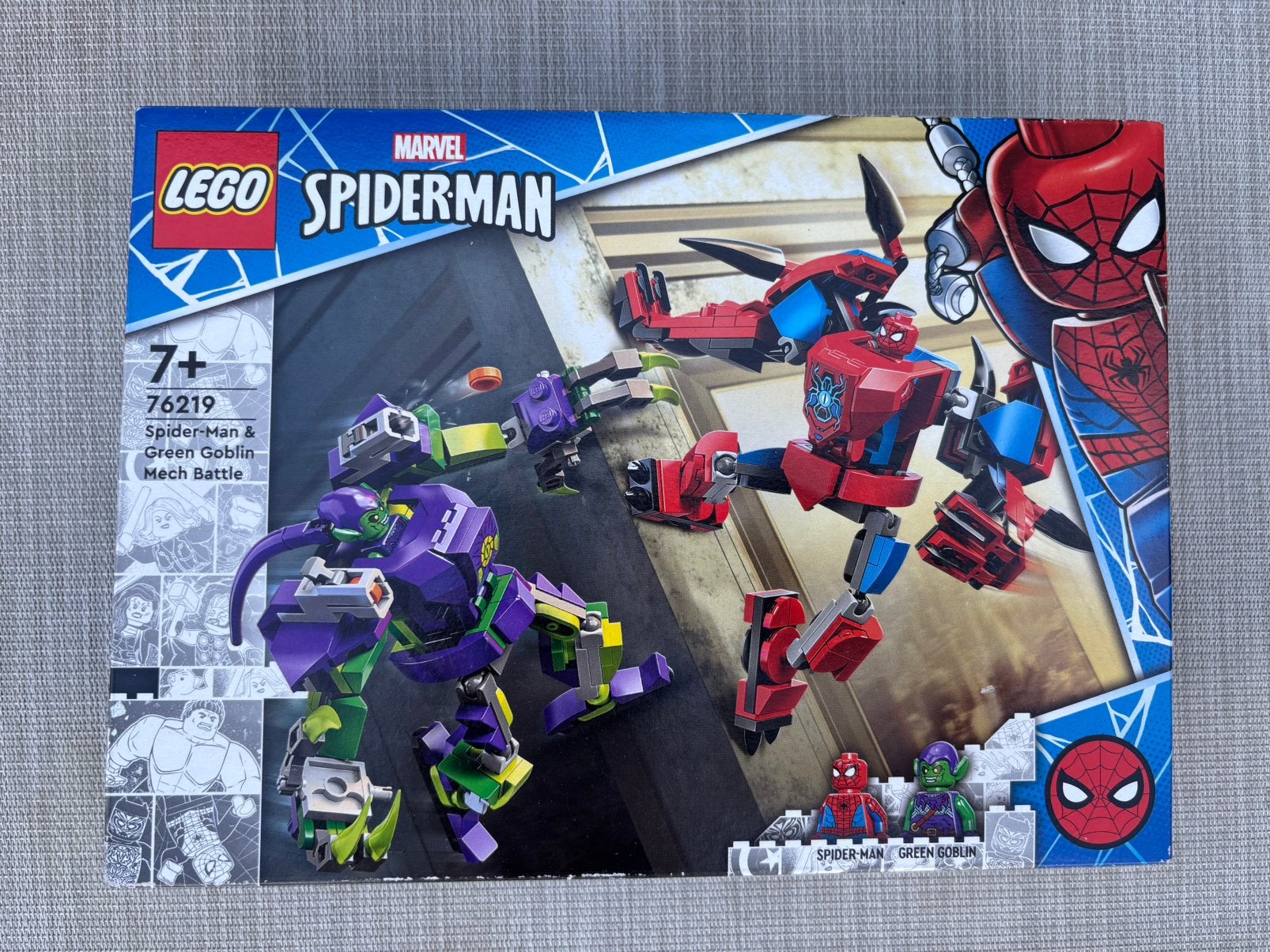 LEGO 76219: Spiderman & Green Goblin Mech Battle, Ophalen of Verzenden, Zo goed als nieuw, Lego