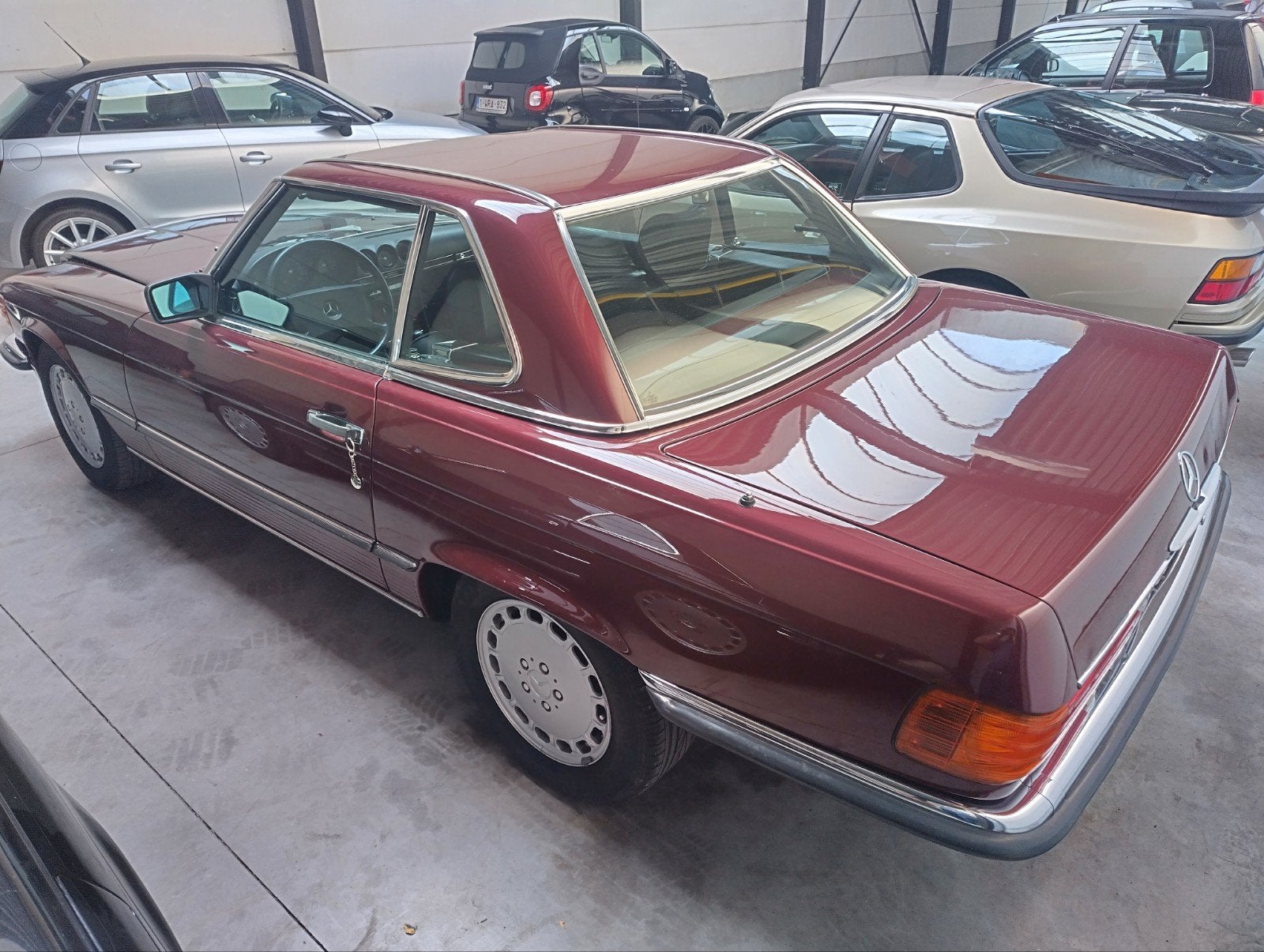 MERCEDES 420SL W107 1987  4 PLACES EUROPENNE, Cuir, Achat, Cabriolet, Système audio