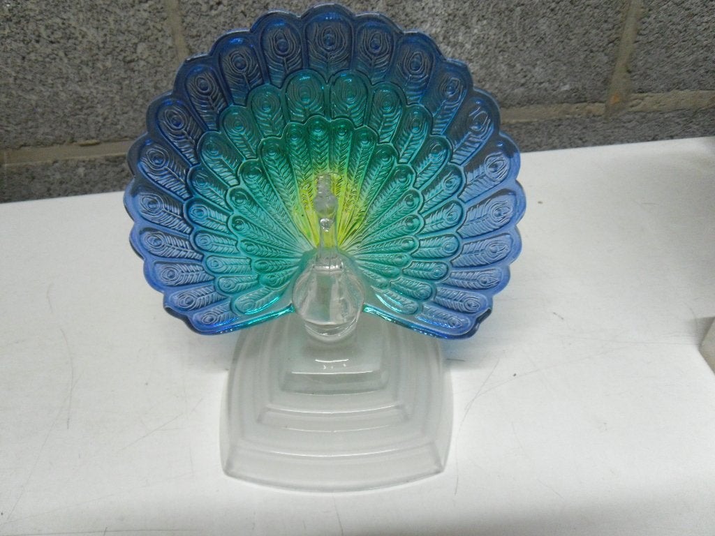 paon stylisé en cristal, Enlèvement ou Envoi