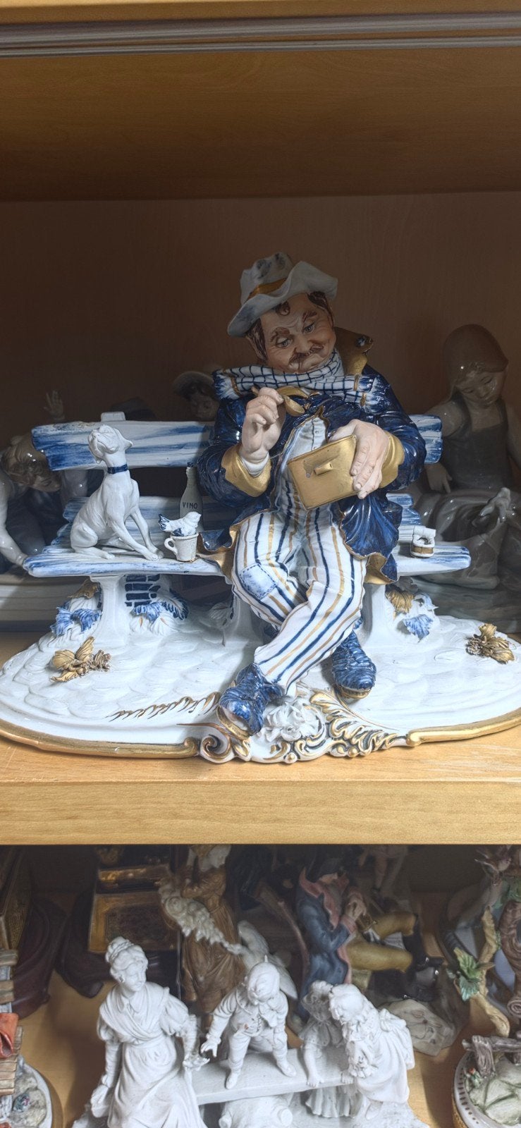 Groot Porseleinen Beeld Capodimonte – Viertosca., Ophalen