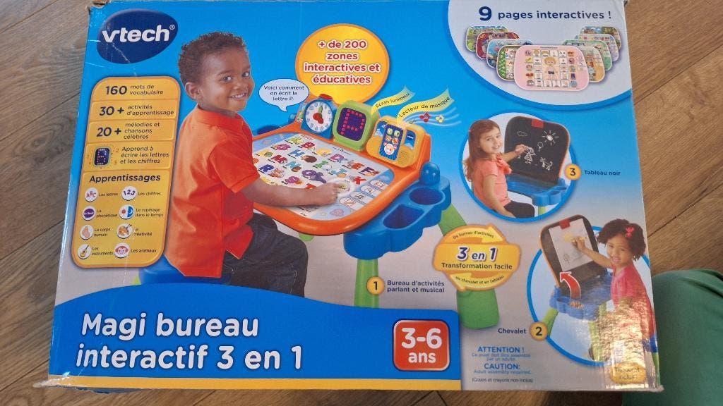 Magi bureau interactif 3 en 1, Enlèvement, Comme neuf, 4 à 6 ans