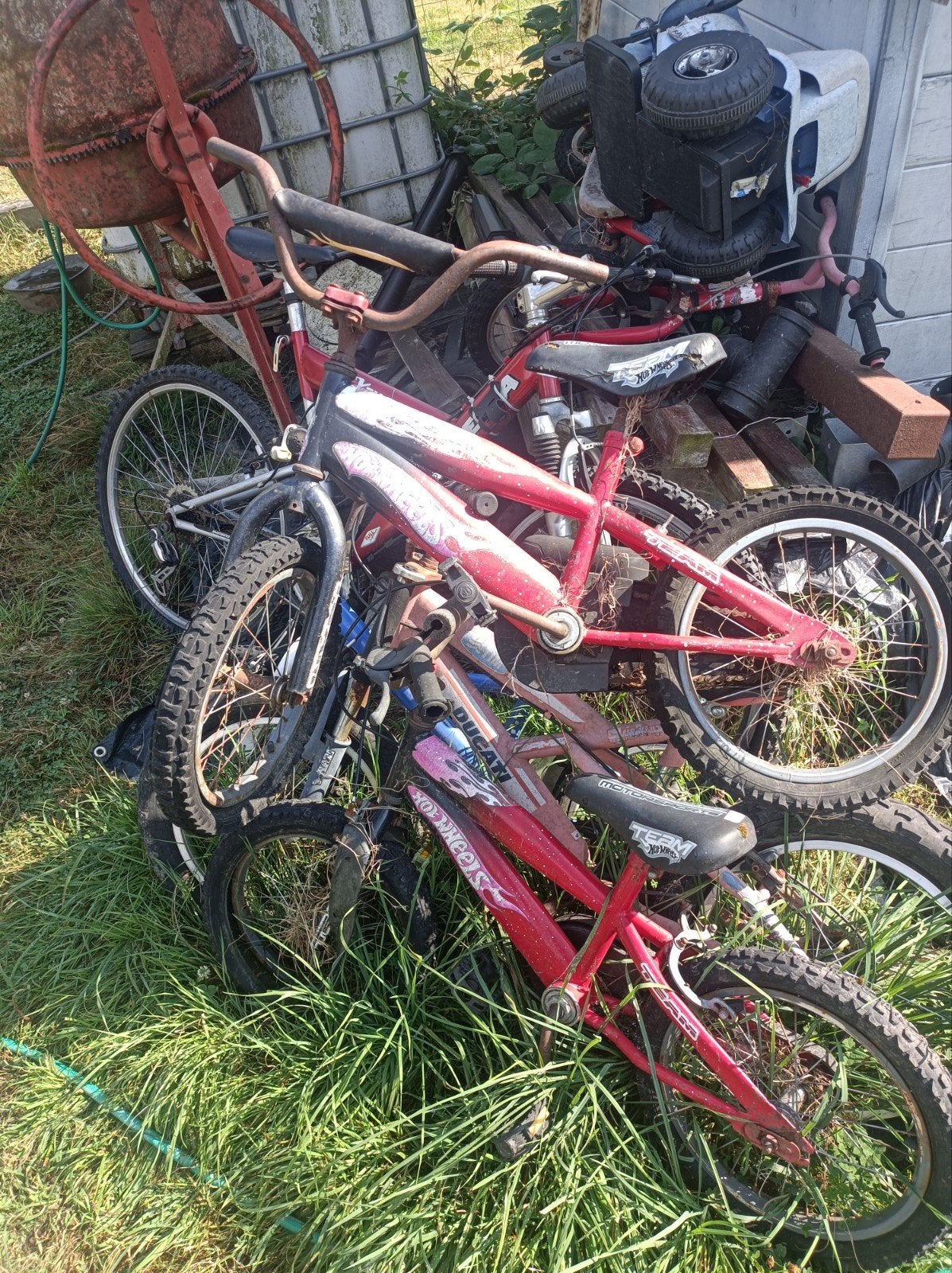 vélo enfant, Enlèvement