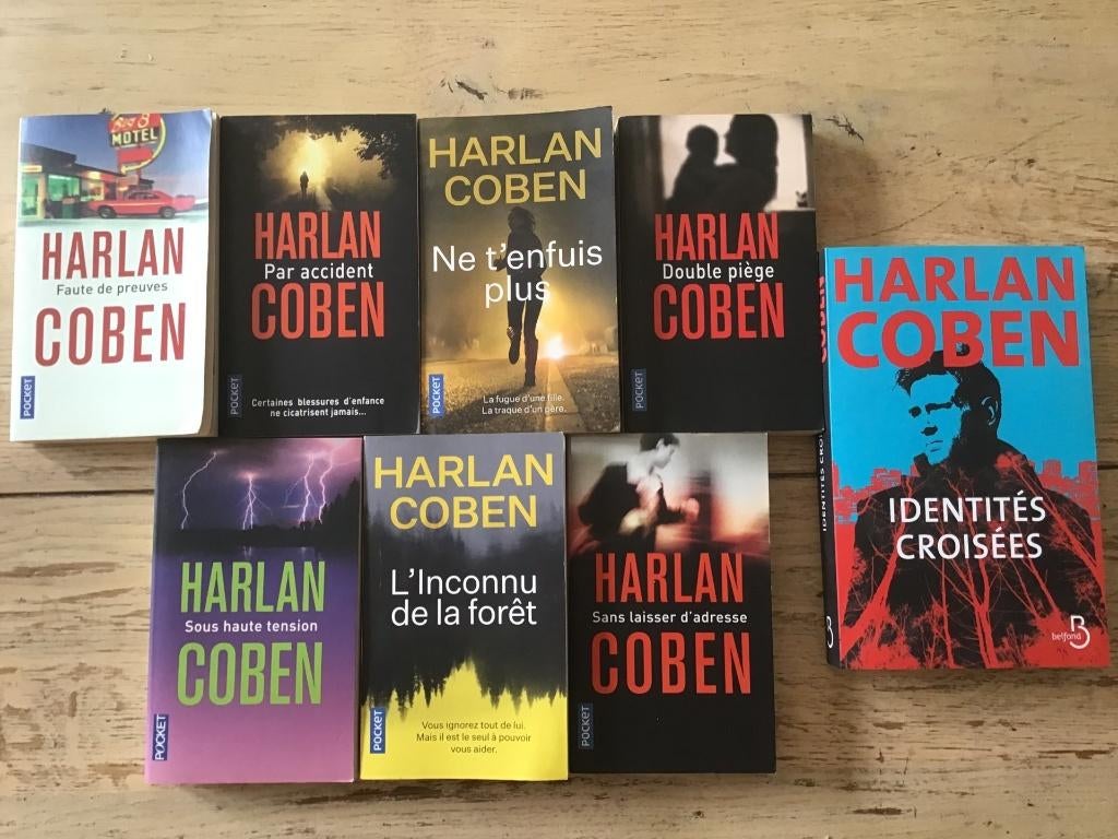 Collection livres Harlan Coben, Enlèvement ou Envoi, Comme neuf, Harlan Coben