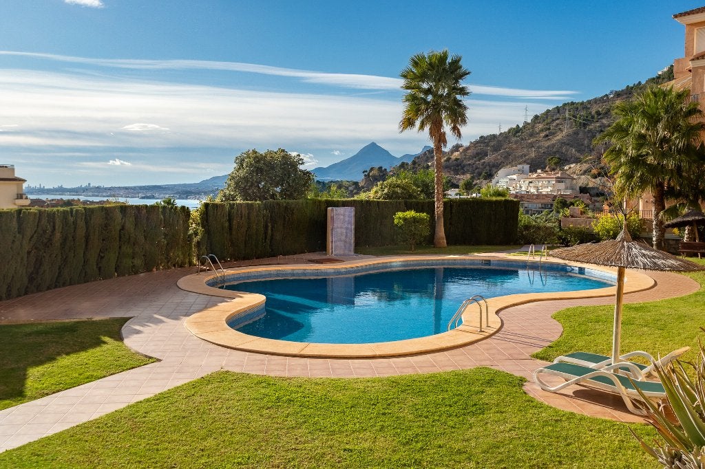 Panoramisch uitzicht op de baai van Altea, Afwasmachine, Dorp, 2 slaapkamers, Costa Blanca