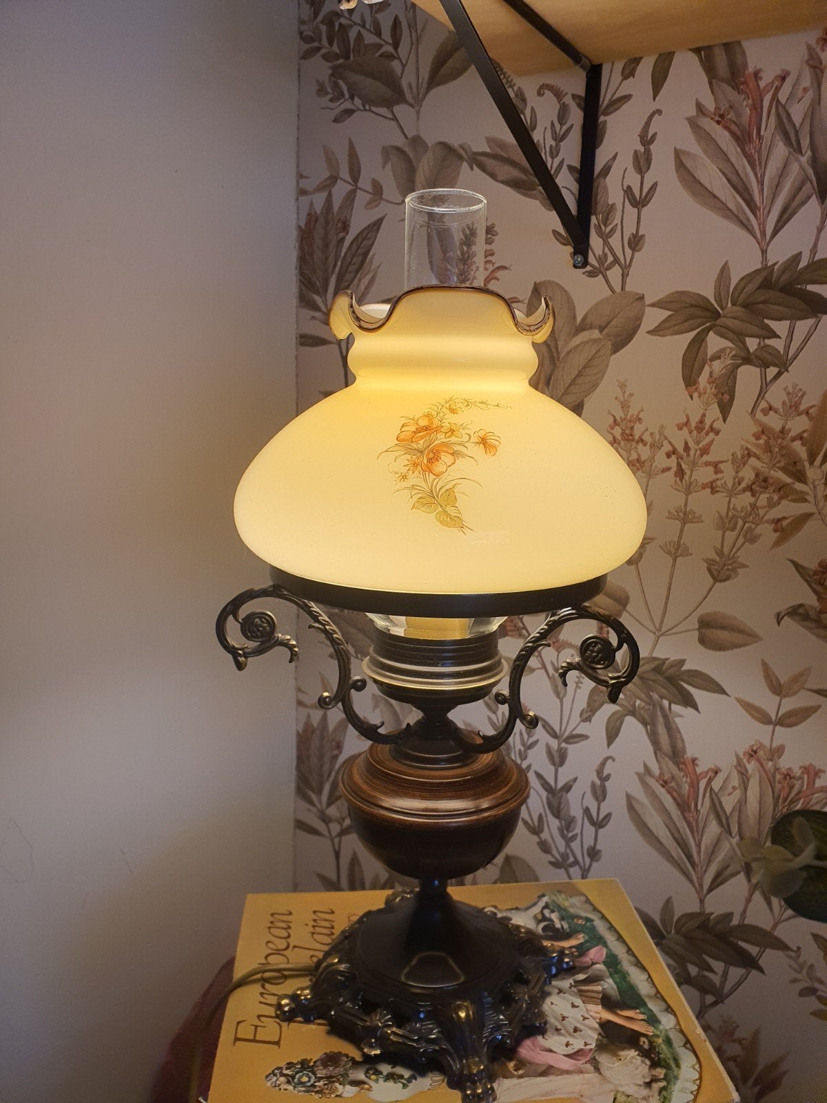 vintage taffellamp, Antiek en Kunst, Ophalen