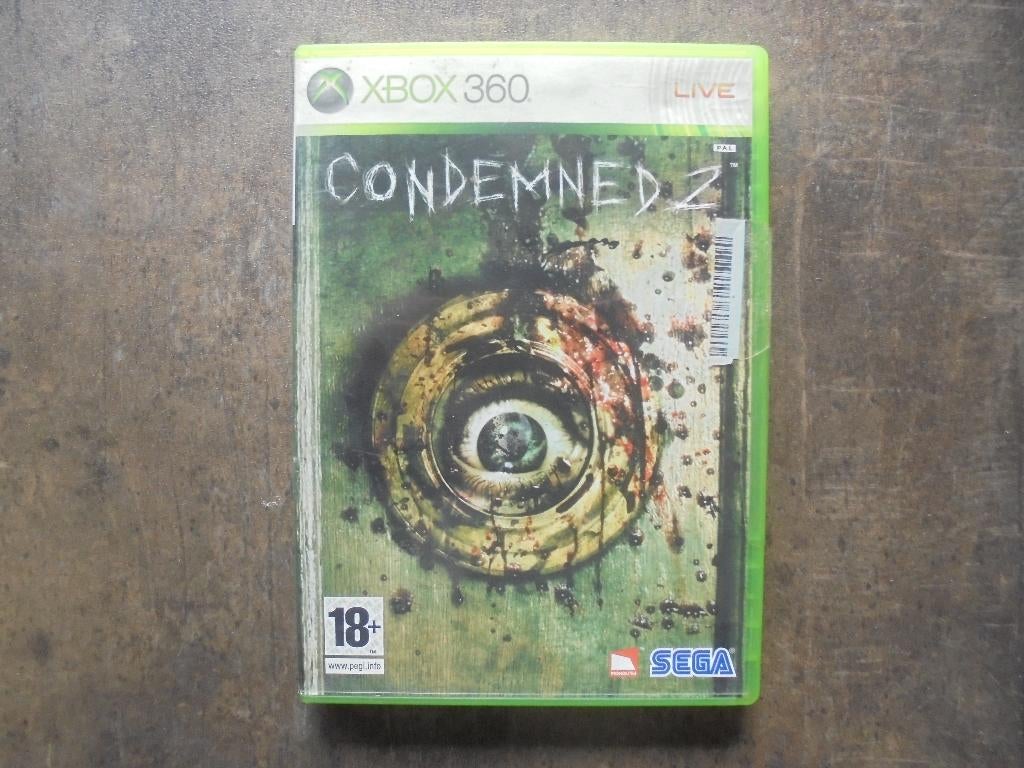 Condemned 2 voor XBOX 360 (zie foto's), Consoles de jeu & Jeux vidéo, Jeux | Xbox 360, Enlèvement ou Envoi, 1 joueur, À partir de 18 ans