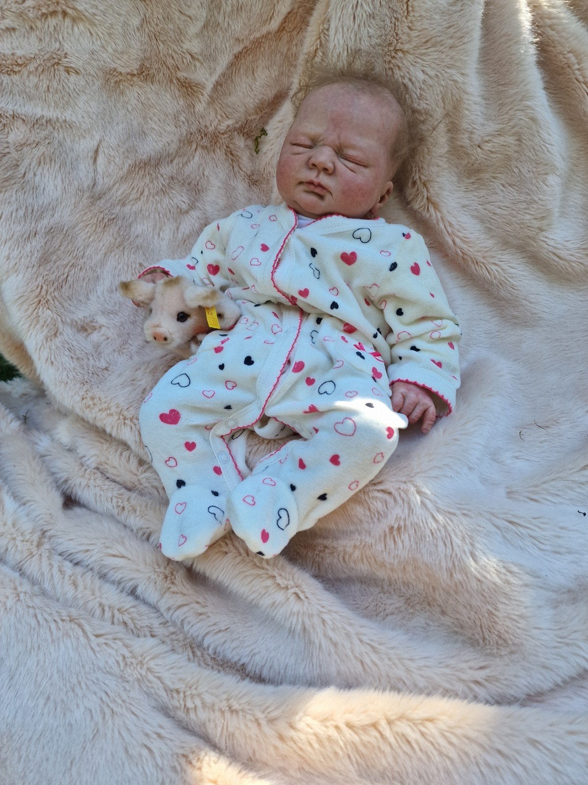 Prachtige reborn babypop genaamd Ivy, Verzamelen, Ophalen of Verzenden, Zo goed als nieuw, Pop, Levensecht of Reborn
