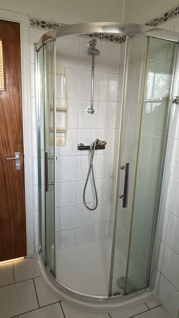 1/4 ronde douche + dienbladcabine van hoge  03/05 320eur, Doe-het-zelf en Bouw, Ophalen, Gebruikt, Douche