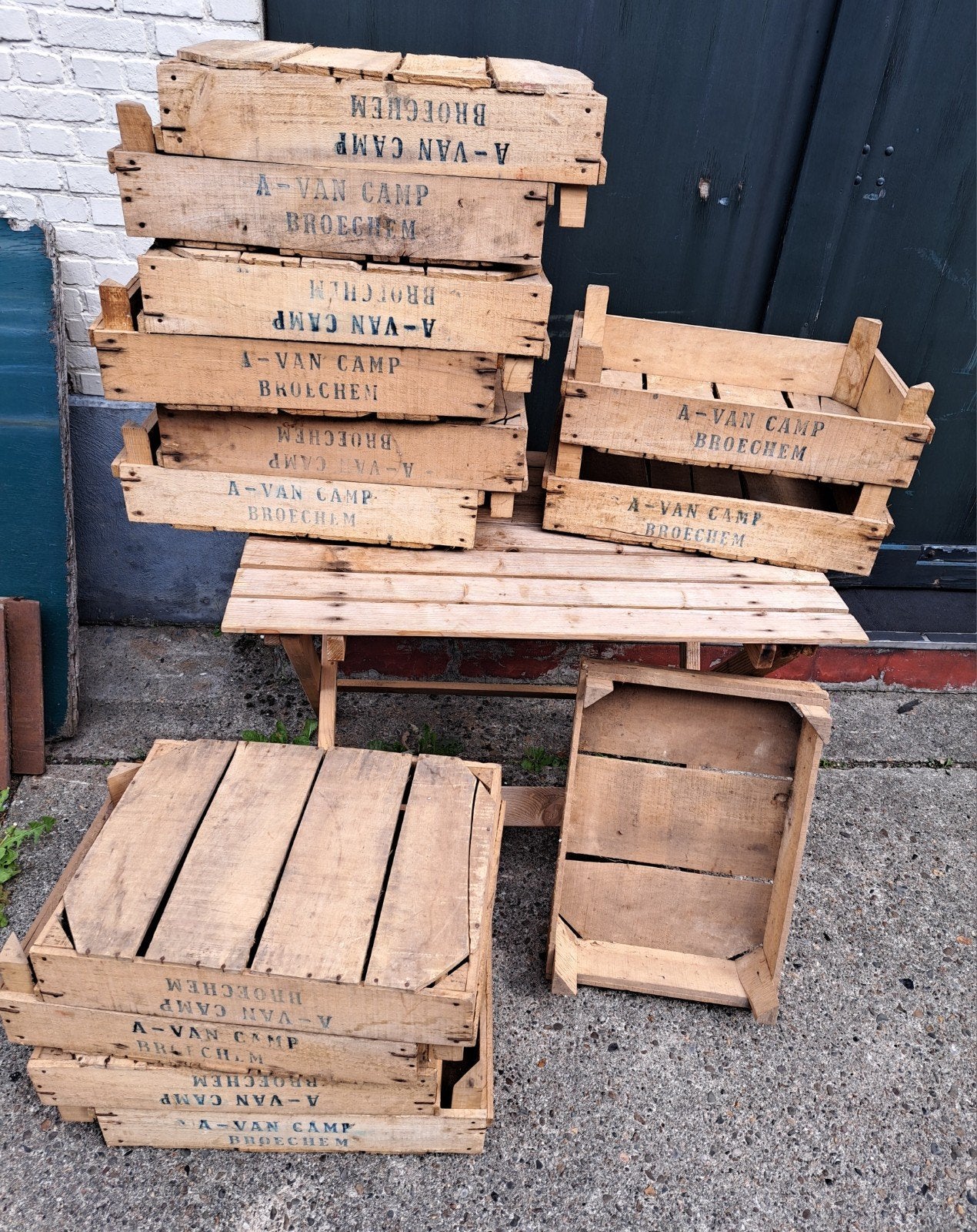 kist kisten kersenkistjes decoratie, Ophalen