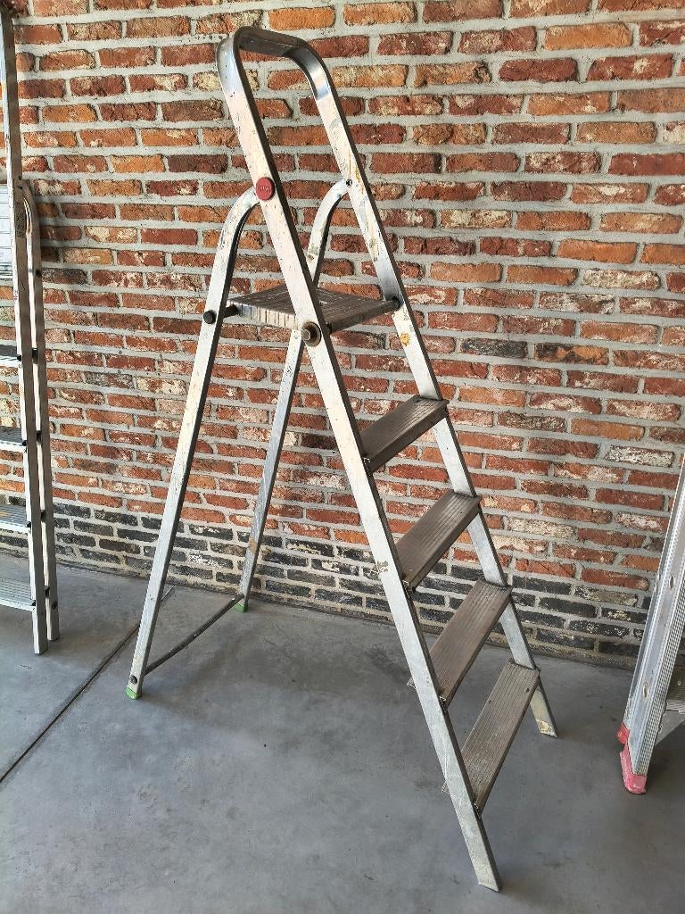Trapladders, Doe-het-zelf en Bouw, Ladders en Trappen, Ophalen, Gebruikt, Ladder