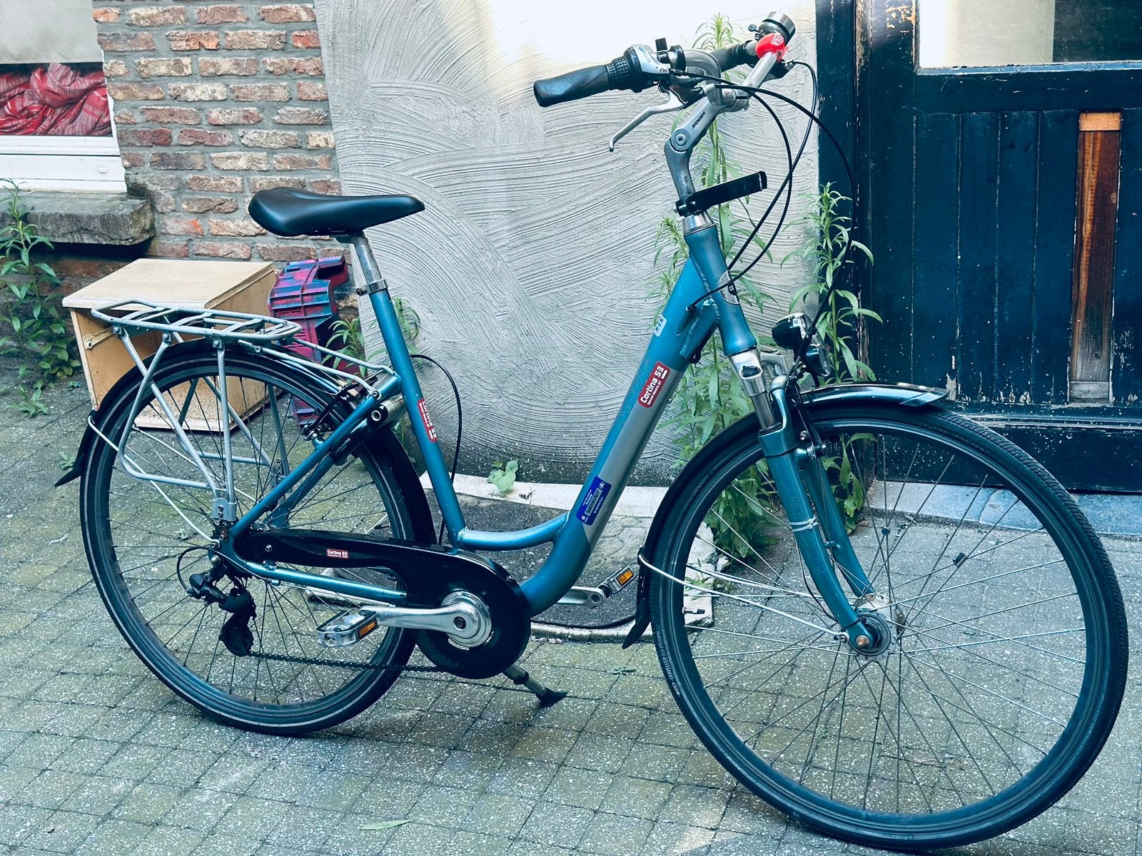 Damesfiets met 7 versnelling axa slot heel goed stast, Enlèvement, Comme neuf
