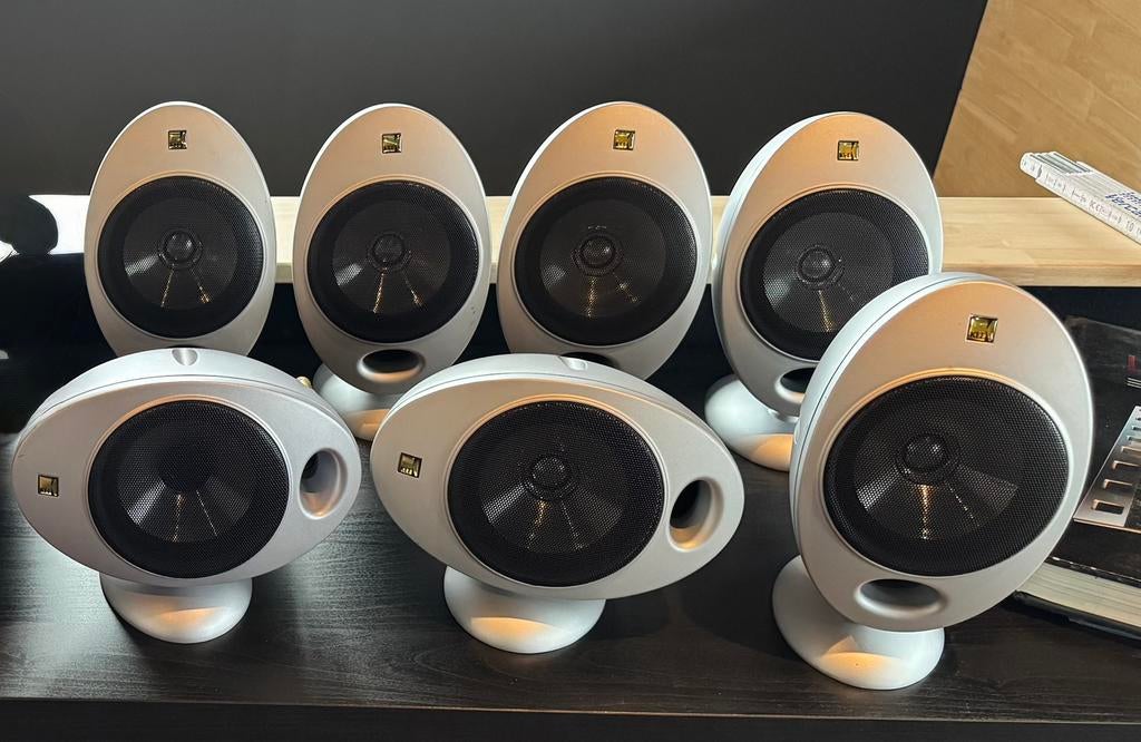 Kef home cinema luidsprekers, Gebruikt, 70 watt of meer, 5.1-systeem, Overige spelers