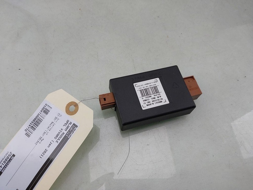 MODULE D ALARME Opel Vivaro (|9673523380|1607747880|), Opel, Utilisé, Lisa.Scalzo@aptiv.com, Aptiv PLC