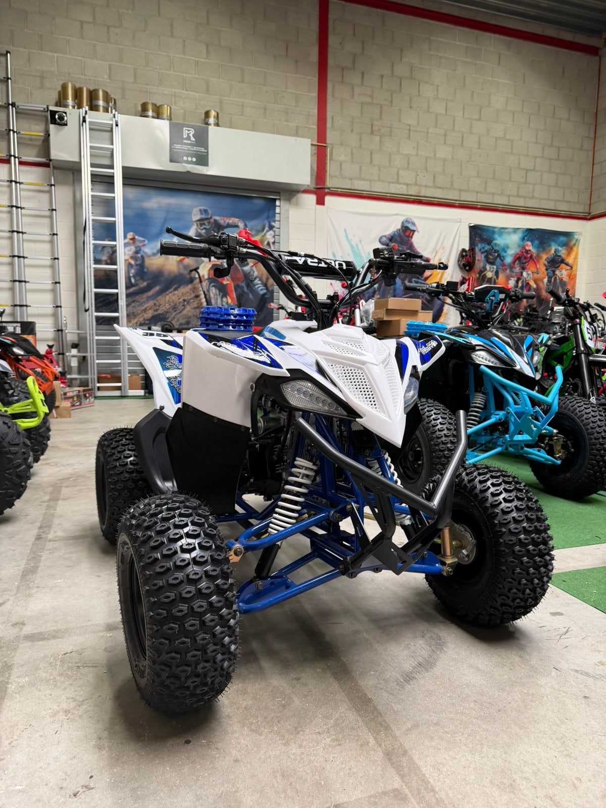 ‼️Nieuw‼️ Raptor ATV Quad 125cc 60km/h 7/8 inch KEY/E-Start!, Nieuw