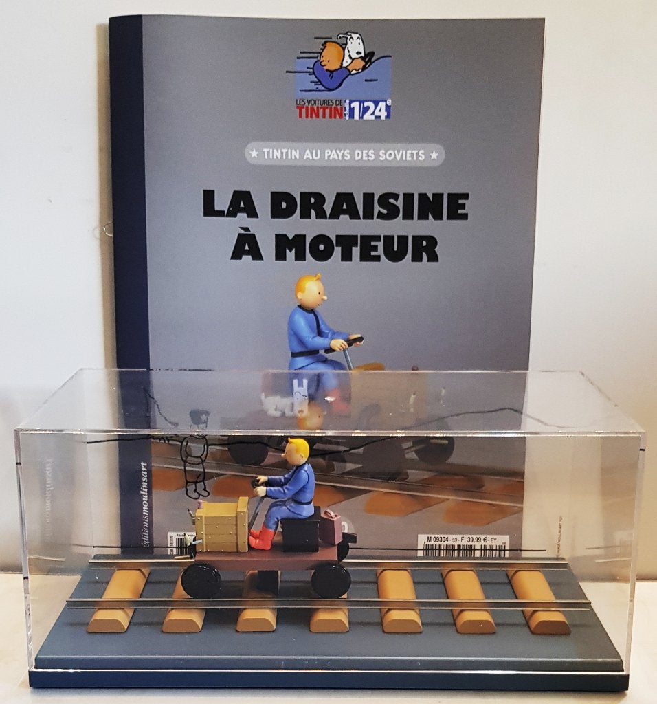 Les voitures de Tintin 1/24 N59, « La Draisine à moteur », Enlèvement ou Envoi, Tintin, Neuf, Statue ou Figurine