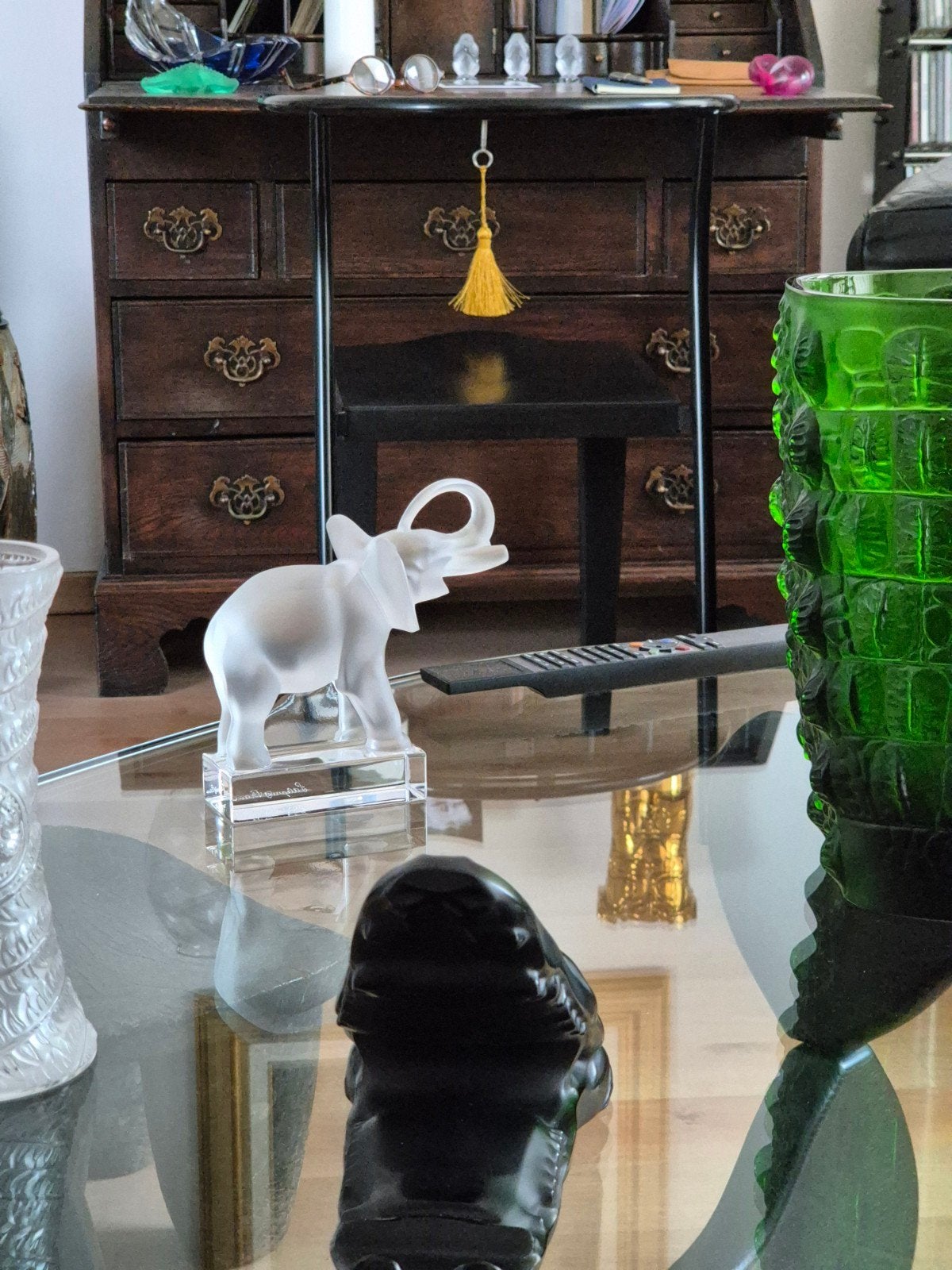 Presse-papier Eléphant en cristal Lalique, Enlèvement ou Envoi