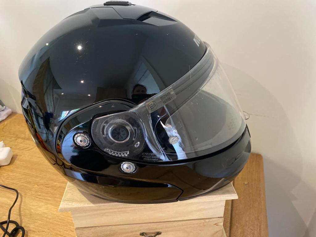 Helm Nola, Motoren, Kleding | Motorhelmen, Ophalen of Verzenden, Systeemhelm, Nolan