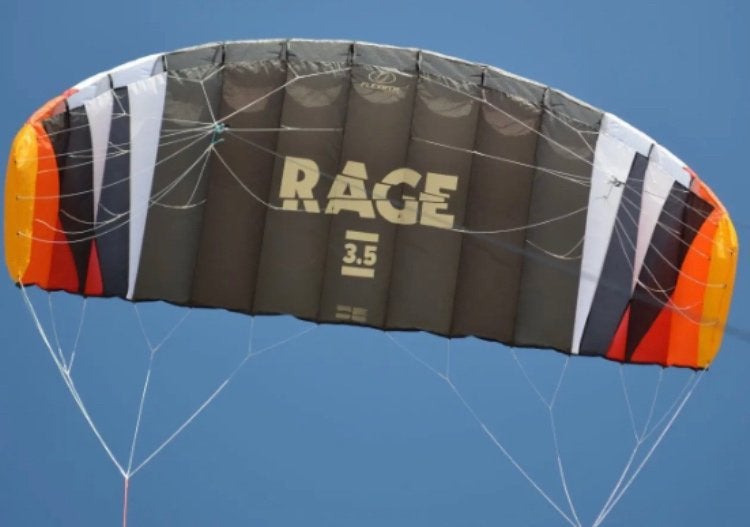 Flexifoil rage 3,5 power kite, Ophalen, Zo goed als nieuw, 4 m² of minder, Kite