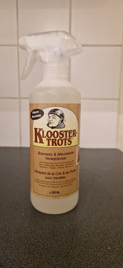 Kloostertrots Boenwas & Meubelolie verwijderaar, Ophalen of Verzenden, Overige categorie
