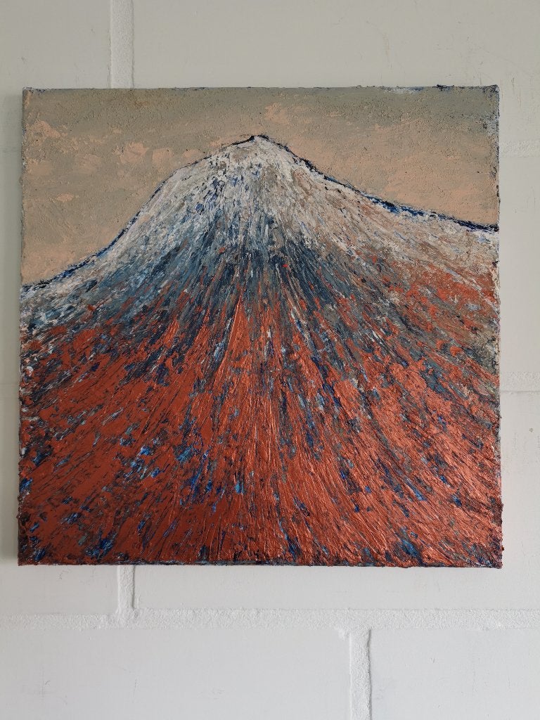 De berg van Anselm Kiefer, Antiek en Kunst, Ophalen, Gesigneerd, Acrylverf, Landschap