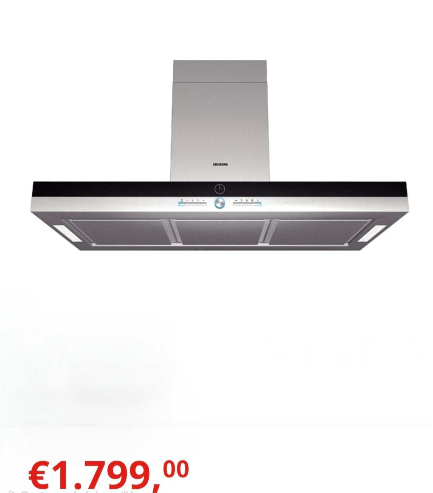 Magnifique hotte pour îlot central SIEMENS 120CM Neuve, Enlèvement