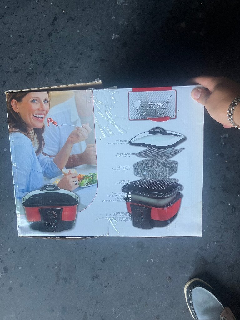 Speed Chef Multicooker / Airfryer, Ophalen, Timer, Nieuw