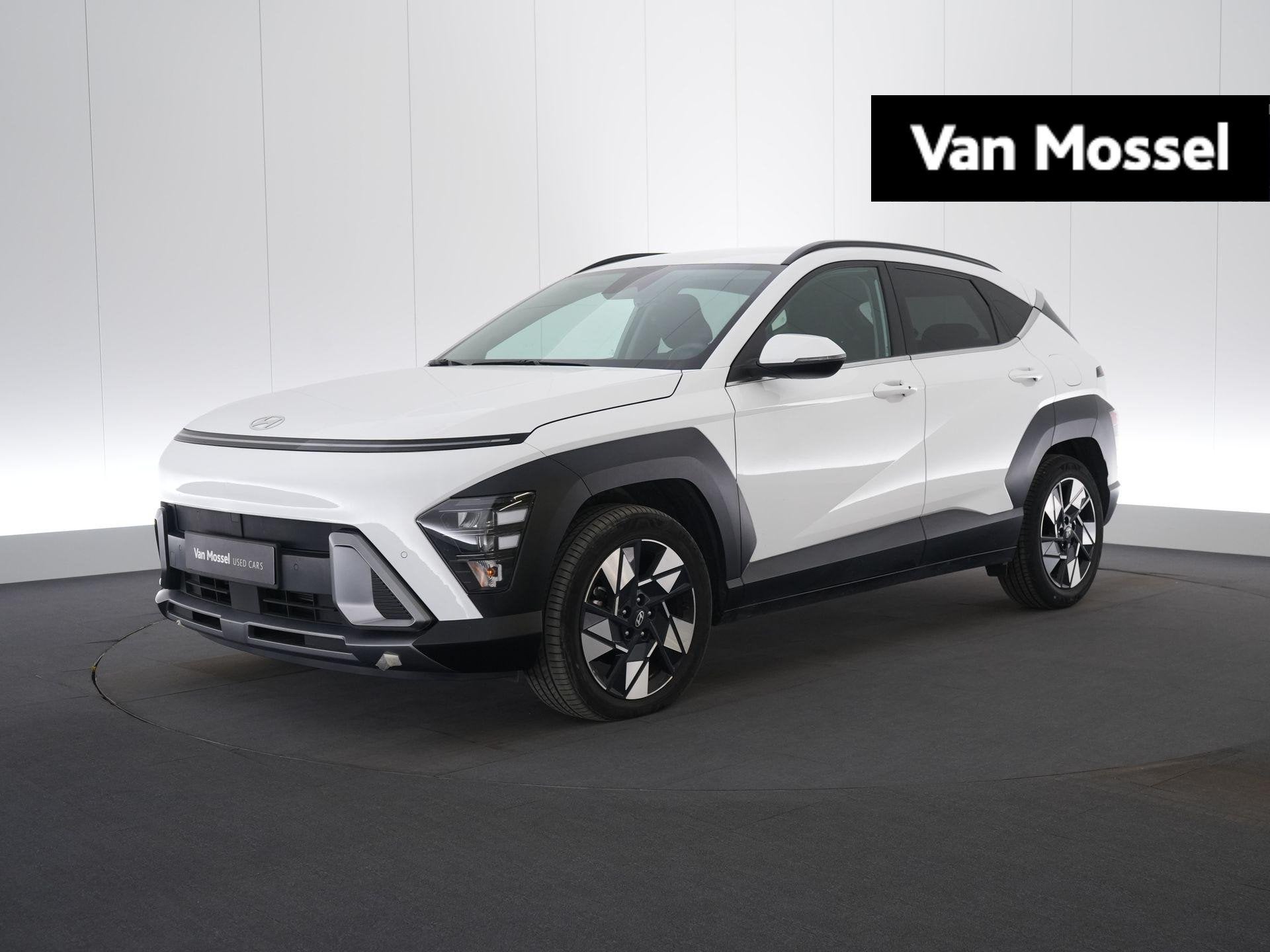 Hyundai Kona 1.6 GDi Hybrid Feel 6-DCT CAMERA - APPLE CARPLA, Auto's, Hyundai, Gebruikt, 2 kWh, 1600 cc, Wit
