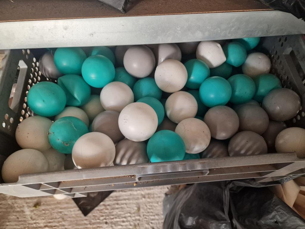 Ballenbad ballen 1 bak 1 zak, Ophalen