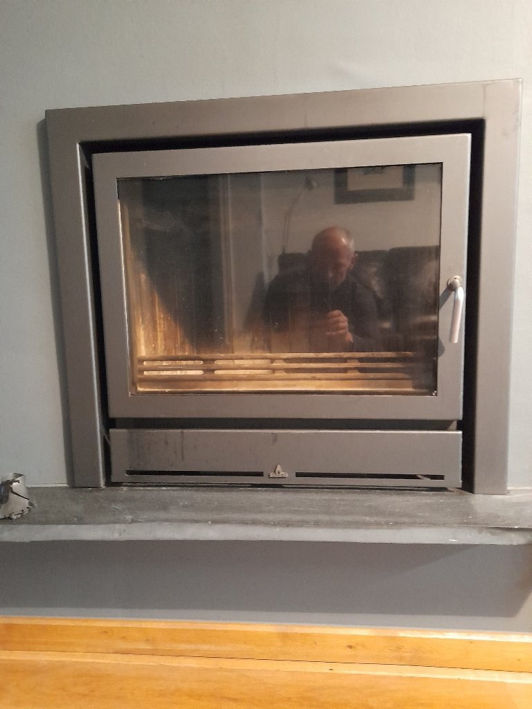 Inbouwkachel Barbas, Huis en Inrichting, Ophalen, Gebruikt, Inbouwhaard, Houthaard