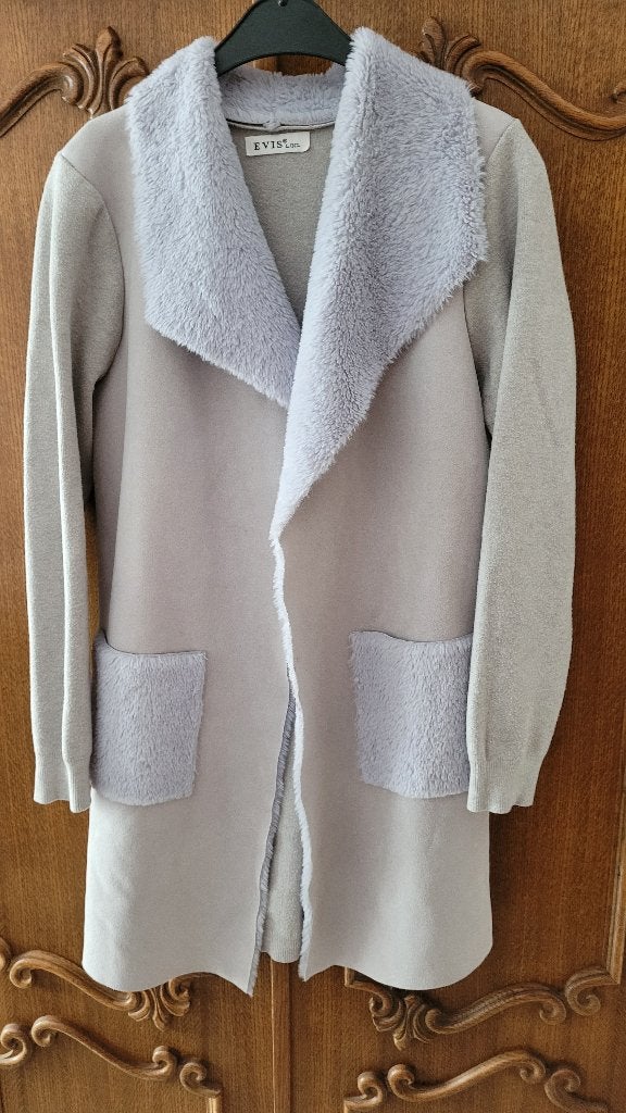 veste gilet dame taille L/XL(voir mesures), Enlèvement ou Envoi, Porté, Taille 42/44 (L), Gris