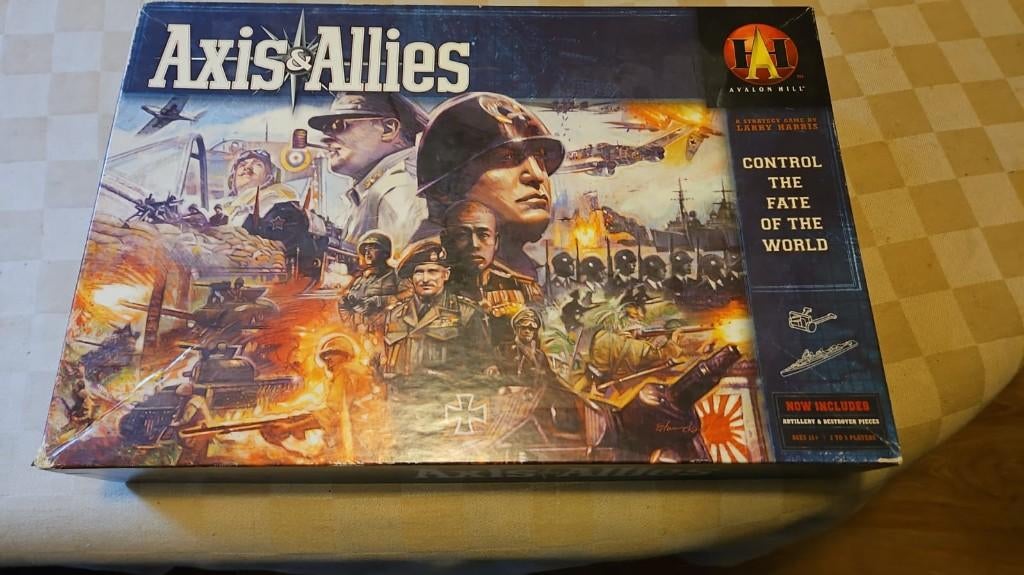 jeu de plateau Avalon Hill Axis & Allies WW2 game, Trois ou quatre joueurs, Enlèvement ou Envoi, Comme neuf