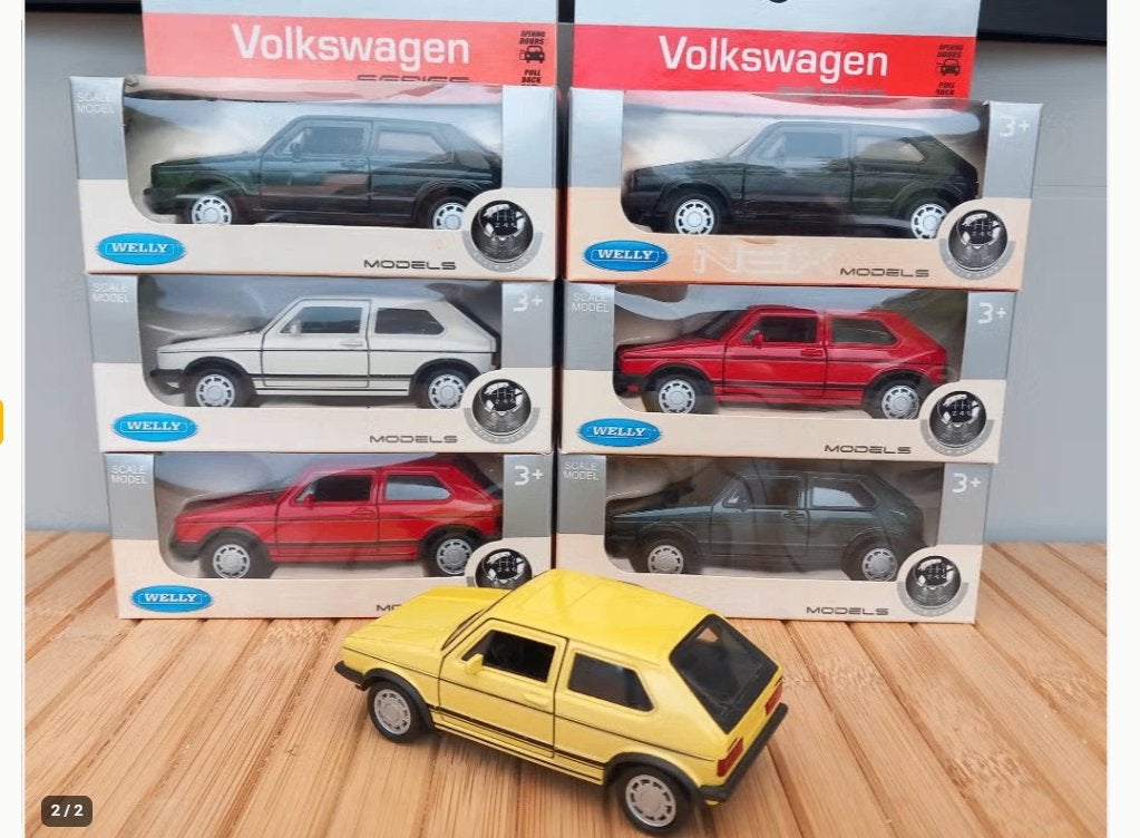 Volkswagen Golf 1 GTI oldtimer, 7 stuks, nieuw, Hobby en Vrije tijd, Ophalen, Nieuw, Auto