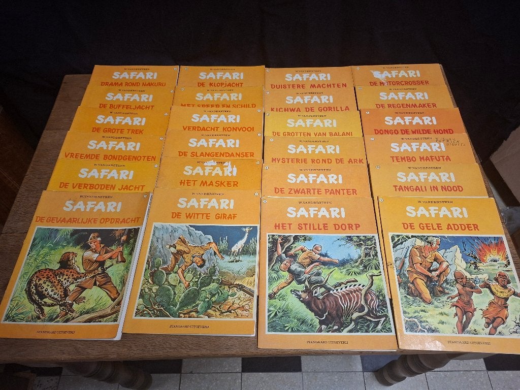 Collectie Safari strips 2, Boeken, Ophalen, Gelezen, Willy Vandersteen